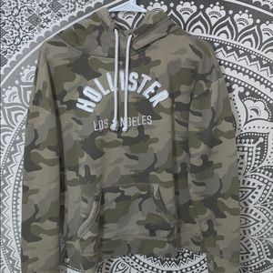 Camo hollister hoodie